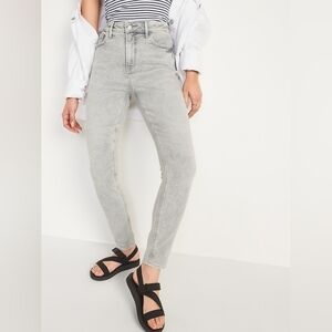 {Old Navy} High Rise Rockstar Super Skinny Secret Slim Pockets - Gray Jeans - 14